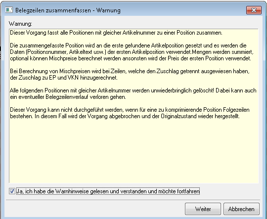 Belegzeilen_zusammenfassen
