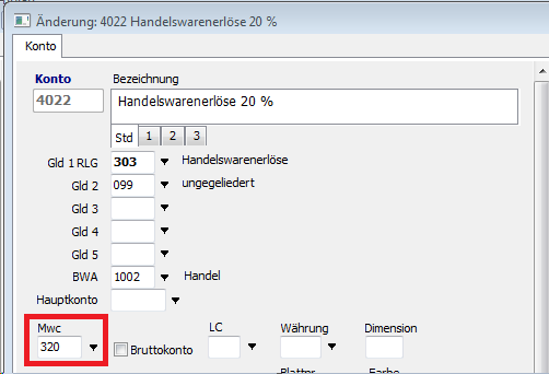 MWST_Code_hinterlegen1