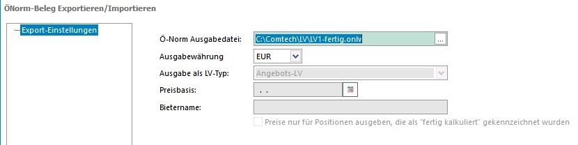 export datei